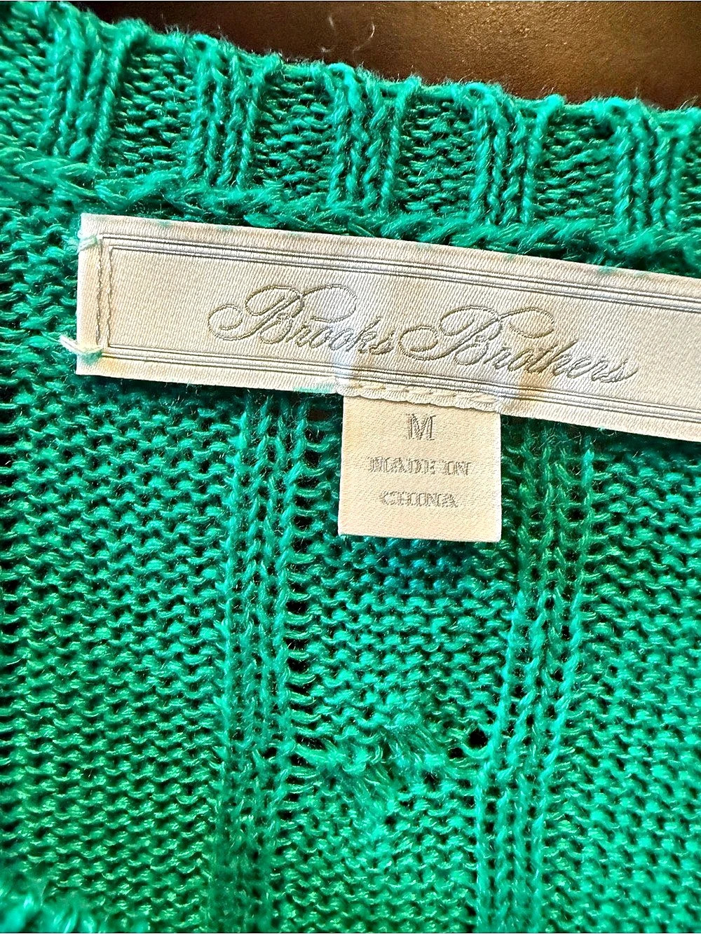 Linen Cable Short-Sleeve Shell - Picture 3 of 5